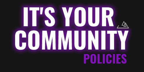 It's your community - policies